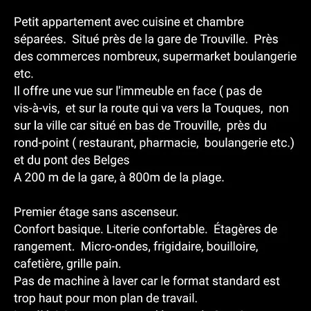 Appartamento 2 Pièces 20 M2 Gare Trouville-sur-Mer